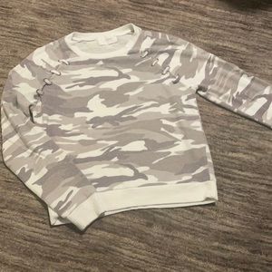 Camo sweater from The Hanger